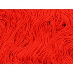 Frędzle stretch fringe Tactel 15cm FLUORESCENT RED