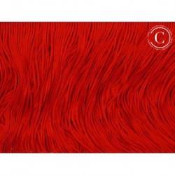 Frędzle fringe Tactel 30cm RED