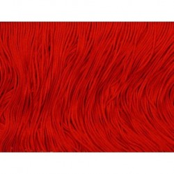Frędzle stretch fringe Tactel 30cm RED