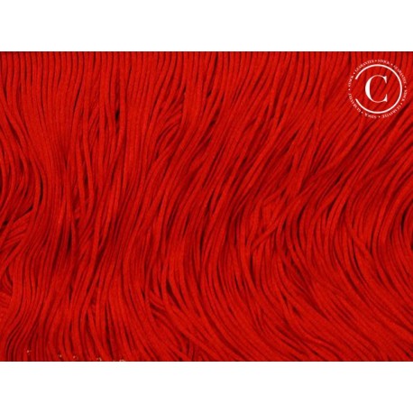 Frędzle fringe Tactel 15cm RED