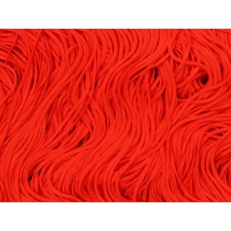 Frędzle fringe Tactel 30cm FLUORESCENT RED