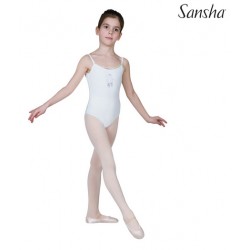 Body Sansha do baletu Y1559C STEFANI biale