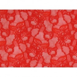 Koronka Floral Cascade STRETCH LACE kolor FLUORESCENT RED